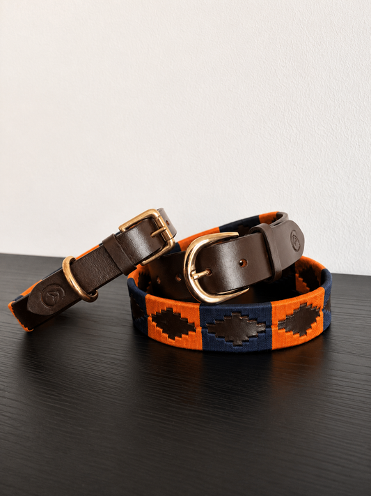 Orange & Navy Belt