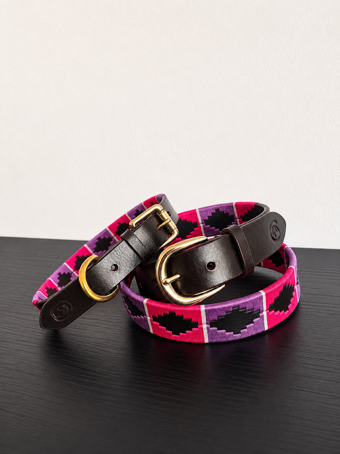 Pink & Purple Dog Collar